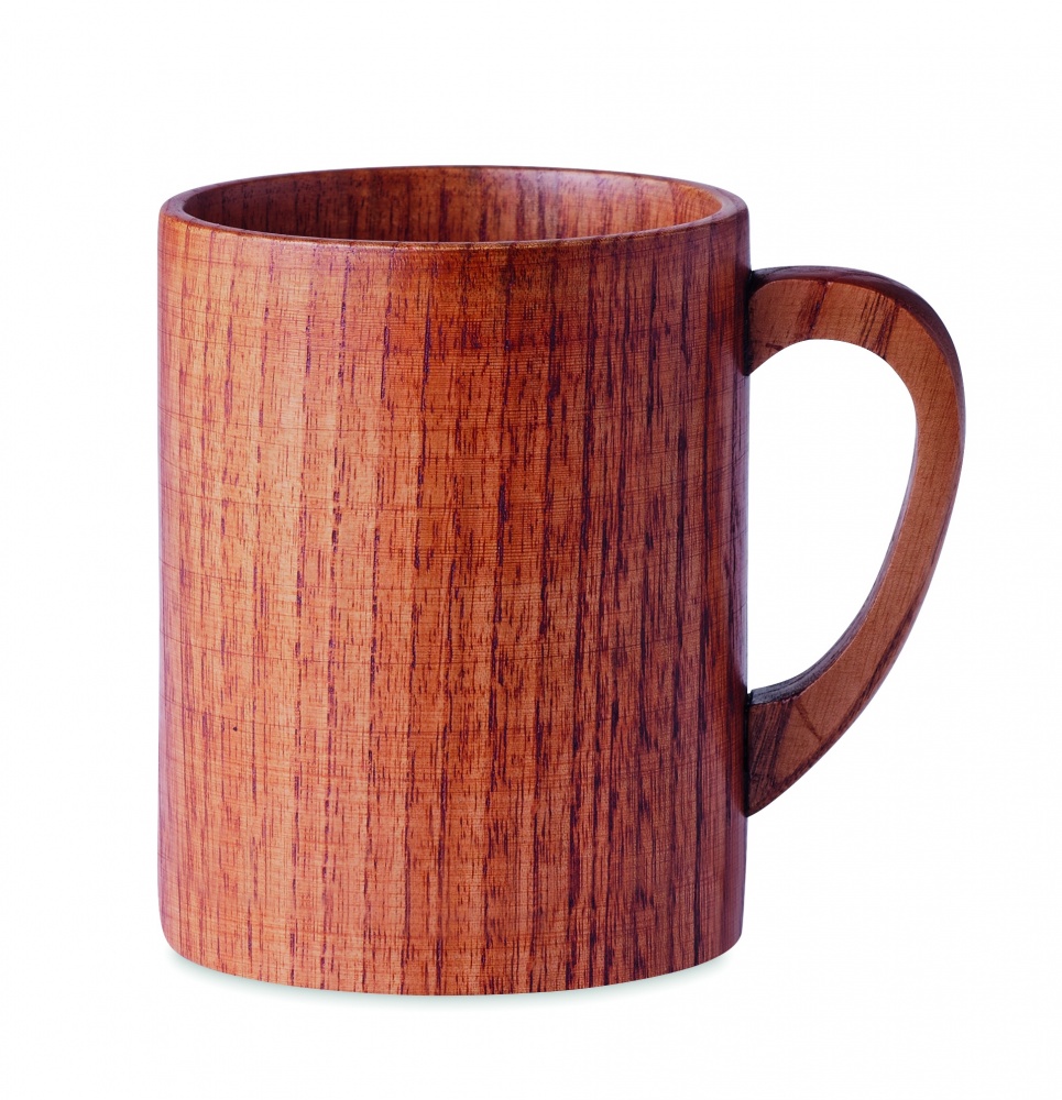 Logotrade promotional giveaway picture of: Oak wooden mug 280 ml
