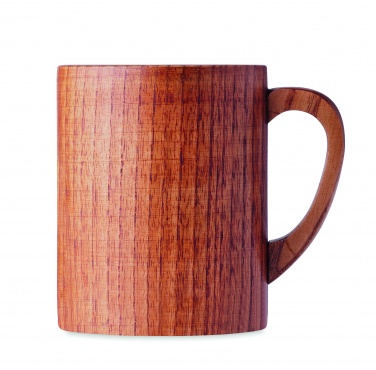 Logo trade promotional merchandise photo of: Oak wooden mug 280 ml