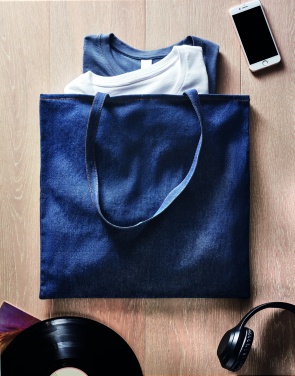Logotrade corporate gift picture of: Recycled denim shopping bag