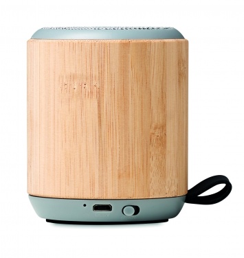 Logo trade advertising products image of: 5.3 wireless bamboo speaker