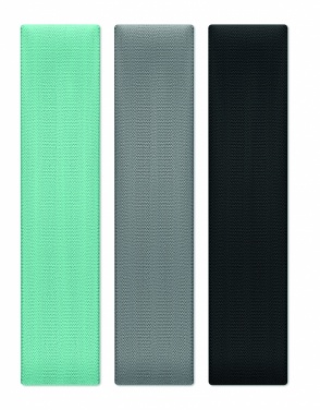 Logotrade promotional giveaway picture of: Set of 3 fitness bands in pouch
