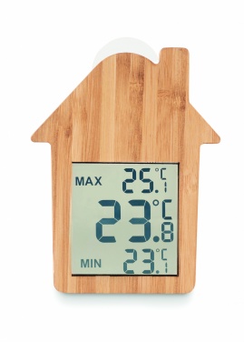 Logotrade advertising product picture of: Bamboo weather station HISA
