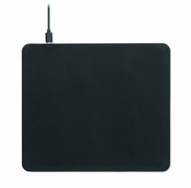 Logotrade promotional items photo of: Cork mouse mat charger 15W