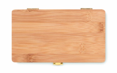 Logotrade promotional giveaway image of: 21 pcs tool set in bamboo case