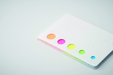 Logo trade promotional merchandise picture of: Seed paper page markers pad