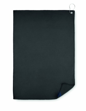 Logotrade corporate gift image of: RPET golf towel with hook clip