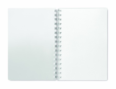 Logo trade promotional gift photo of: A5 RPET notebook recycled lined