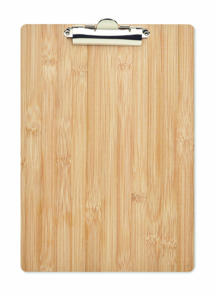 Logo trade promotional item photo of: A4 bamboo clipboard