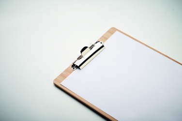 Logo trade promotional giveaway photo of: A4 bamboo clipboard