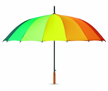 Logo trade advertising products picture of: 27 inch rainbow umbrella