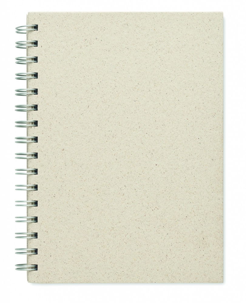 Logotrade promotional giveaway picture of: A5 grass notebook 80 lined