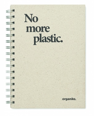 Logotrade corporate gifts photo of: A5 grass notebook 80 lined