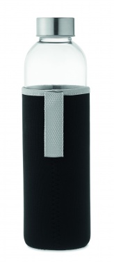 Logotrade promotional gift image of: Glass bottle in pouch 750ml