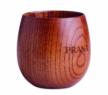 Logo trade promotional merchandise image of: Oak wooden mug 250 ml