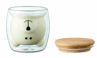 Logo trade promotional merchandise image of: Double wall borosilicate mug