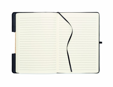Logo trade corporate gifts image of: A5 RPET notebook 80 lined