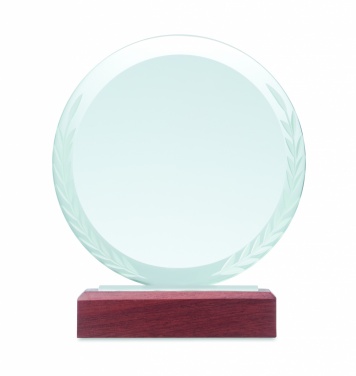 Logo trade advertising product photo of: Round award plaque