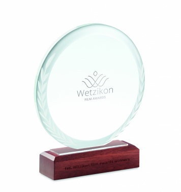 Logotrade promotional merchandise picture of: Round award plaque