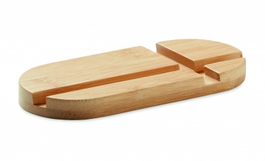 Logotrade promotional giveaway image of: Bamboo tablet/smartphone stand