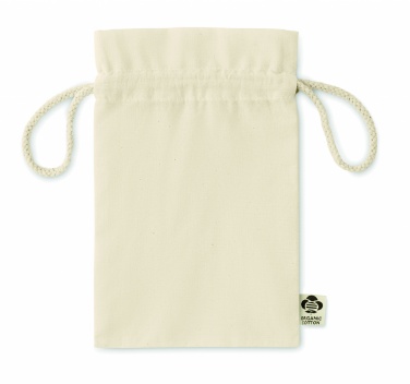 Logotrade promotional merchandise image of: Small organic cotton gift bag