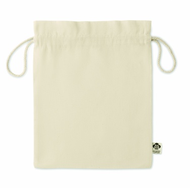 Logo trade promotional gifts image of: Medium organic cotton gift bag