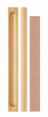 Logo trade promotional items image of: Incense set in bamboo