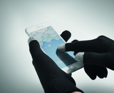 Logo trade promotional gifts picture of: Set of 3 RPET winter pieces