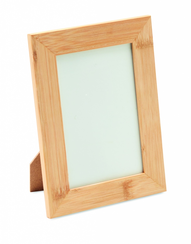 Logo trade promotional product photo of: Bamboo photo frame