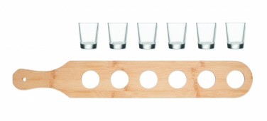 Logo trade promotional products image of: Set of 6 shot glasses