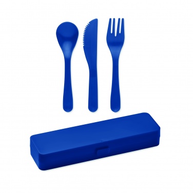 Logo trade corporate gift photo of: Cutlery set recycled PP