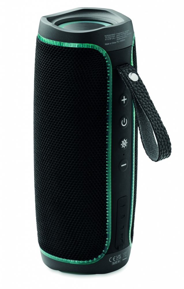 Logo trade promotional merchandise image of: 2x5 LED Wireless speaker IPX4