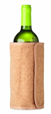 Logo trade promotional giveaways image of: Soft wine cooler in cork wrap
