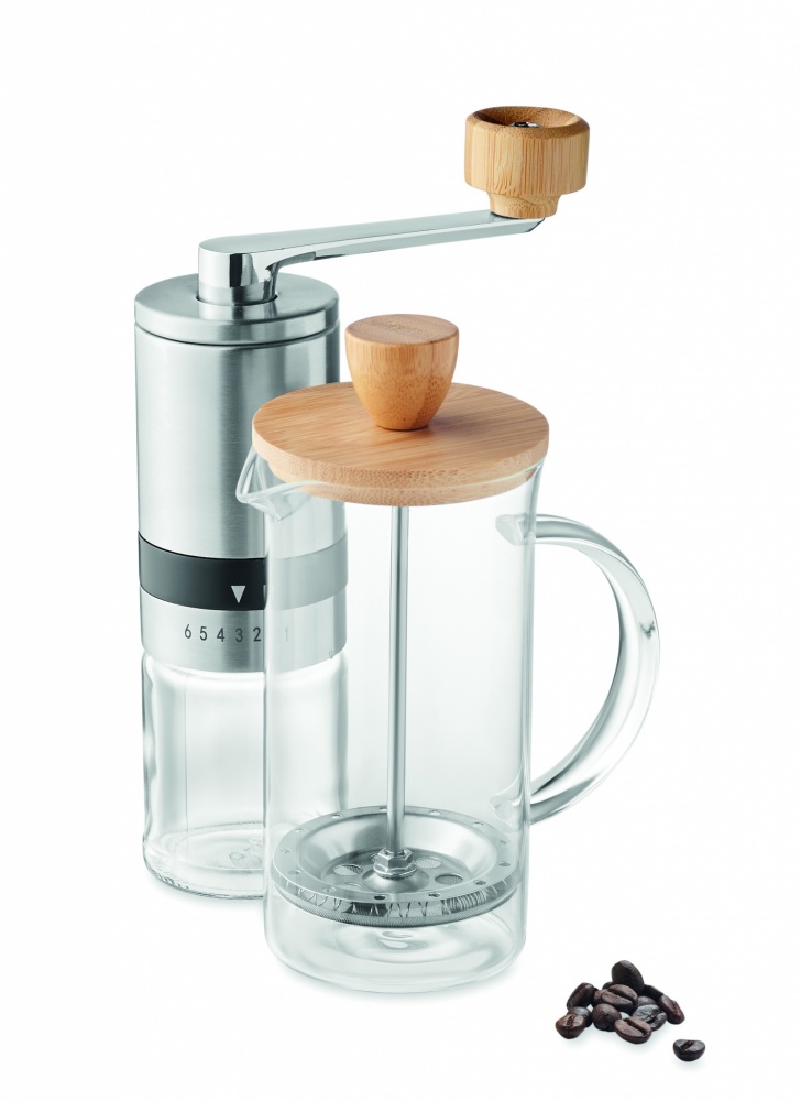 Logo trade promotional giveaways picture of: Coffee set