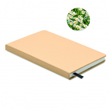 Logo trade corporate gifts picture of: A5 recycled page notebook