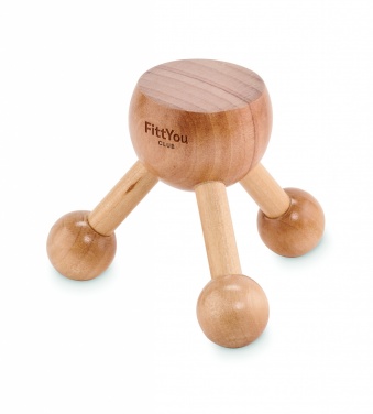 Logotrade promotional giveaway image of: Hand held massager in wood