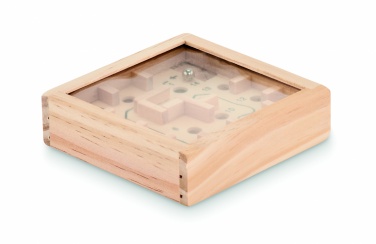 Logo trade advertising product photo of: Pine wooden labyrinth game