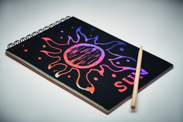 Logo trade advertising product photo of: Scratching paper notebook