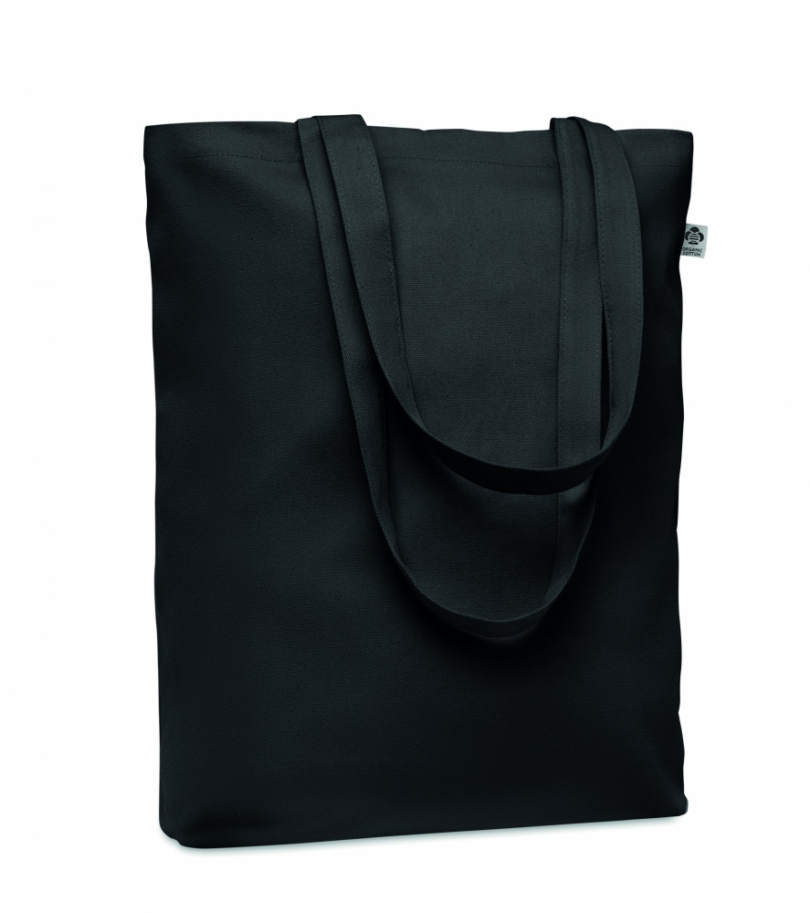 Logo trade corporate gifts image of: Canvas shopping bag 270 gr/m²