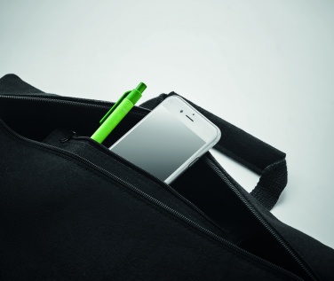 Logo trade business gifts image of: RPET felt zippered laptop bag