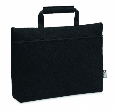 Logotrade promotional giveaways photo of: RPET felt zippered laptop bag