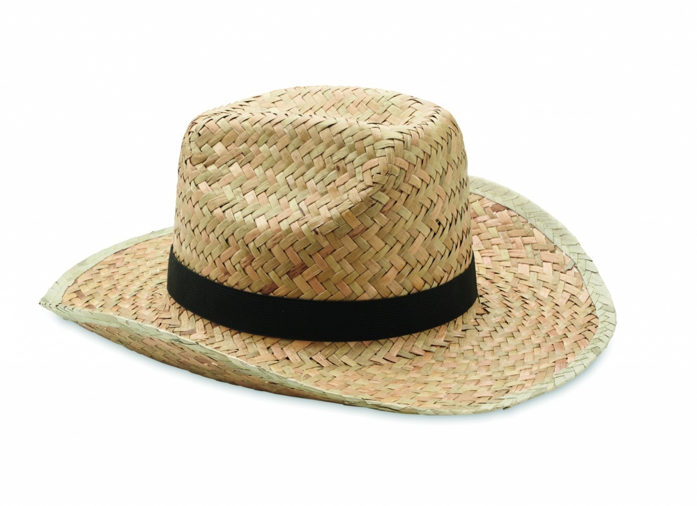 Logo trade promotional products picture of: Natural straw cowboy hat