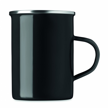 Logotrade promotional giveaways photo of: Metal mug with enamel layer