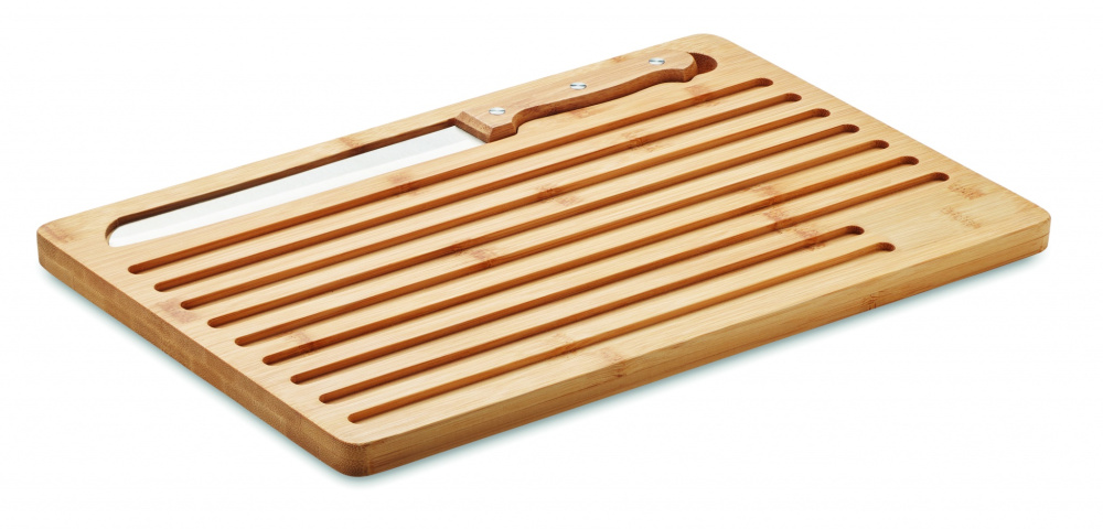 Logo trade promotional product photo of: Bamboo cutting board set