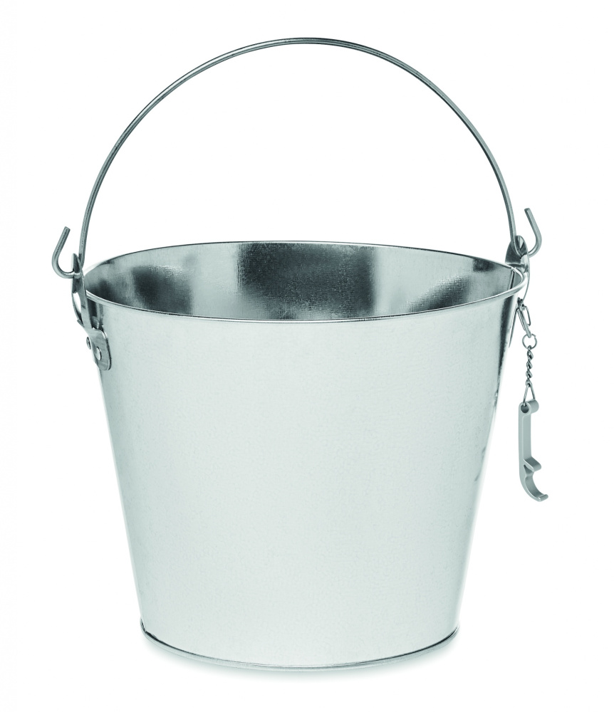 Logotrade promotional item image of: Metal beer bucket 4L