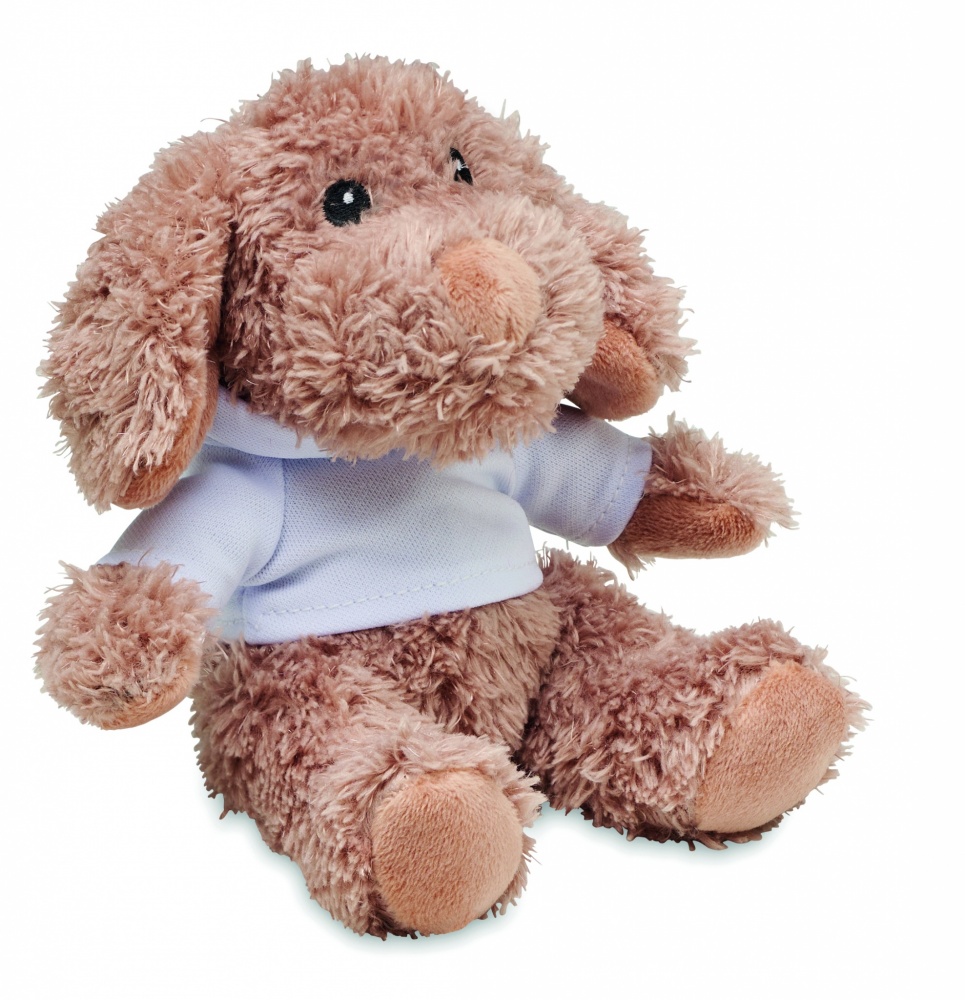 Logo trade corporate gifts picture of: Dog plush wearing a hoodie