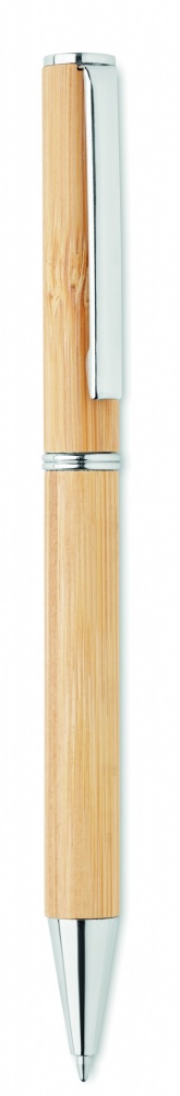 Logotrade promotional giveaway picture of: Bamboo twist type ball pen
