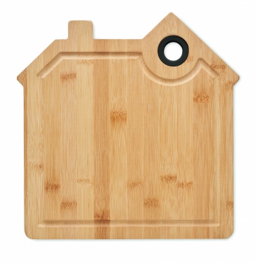 Logo trade promotional giveaway photo of: Bamboo house cutting board