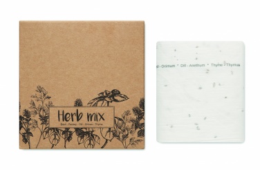 Logo trade business gifts image of: Herb seeds tape 3 meter