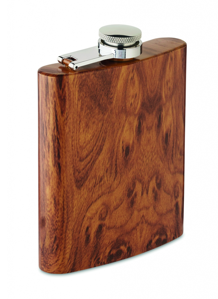 Logotrade promotional item picture of: Slim hip flask 190 ml
