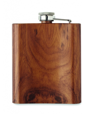 Logo trade corporate gifts image of: Slim hip flask 190 ml
